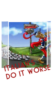 cover The italian do it WOrse