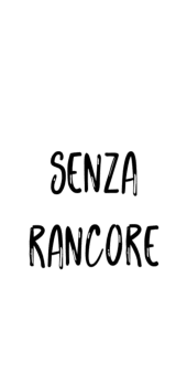 cover Senza rancore 