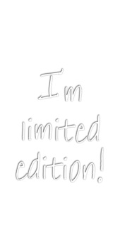 cover T-shirt “I’m limited edition”