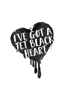 cover Jet black heart