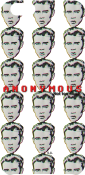 cover ANONYMOUSntm JAMES DEAN cover