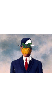 cover Magritte’s halloween!