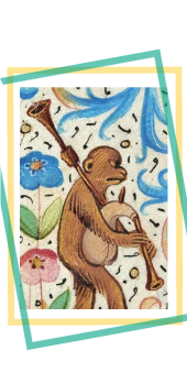 cover Medieval bagpipe monkey