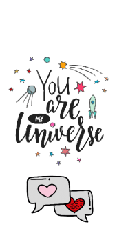 cover You are my universe 