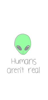 cover Humans Aren't Real