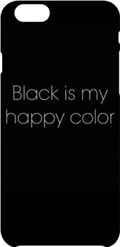 cover cover “black is my happy color”