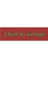 cover feeling vintage