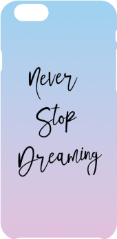 cover never stop dreaming