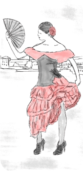 cover ballerina di flamenco