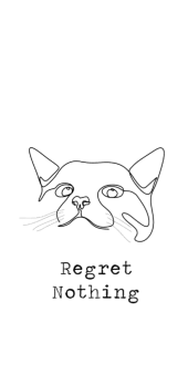 cover cat/noregret