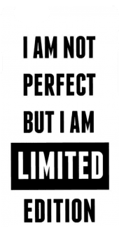 cover I am not perfect but i am limited edition