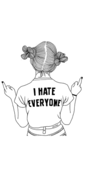 cover I Hate Everyone T-Shirt