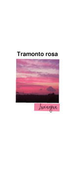 cover tramonto rosa 