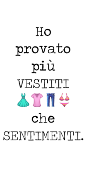 cover Ho provato più vestiti che sentimenti