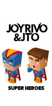 cover Joy Rivo & Jto Super Heroes
