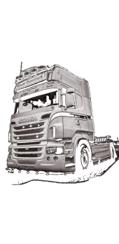 cover SCANIA EUROTRUCK