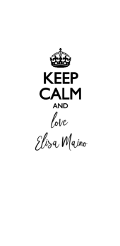 cover Keep calm and love Elisa Maino