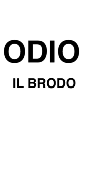 cover odio il brodo