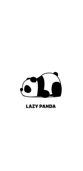 cover lazy panda 