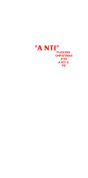 cover 'A NTI' IS ANTI CHRISTMAS.