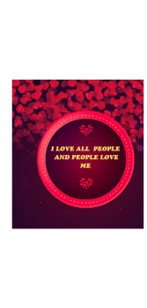 cover I love all people and people love me Tshirt 