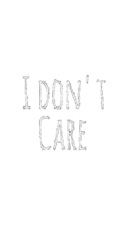 cover I don't care 