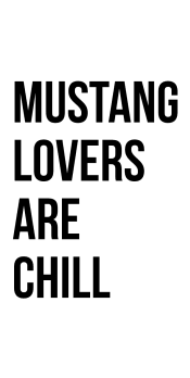 cover Mustang Lovers are Chill