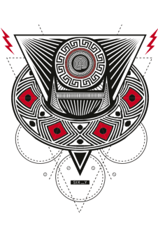 maglietta ETHNIC DEVIL TEE