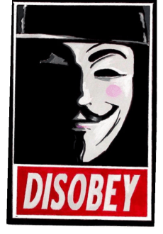 maglietta #disobey