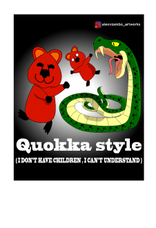 maglietta Quokka style - I don't have children , I can't understand