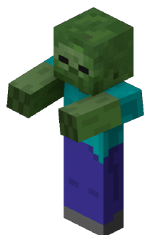 maglietta Zombie Minecraft 