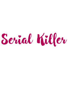 maglietta inner serial killer (versione scritte bianche/ fucsia)