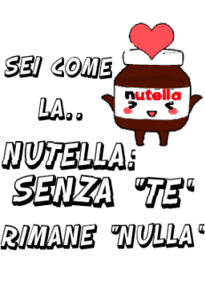 maglietta Nutella t-shirt