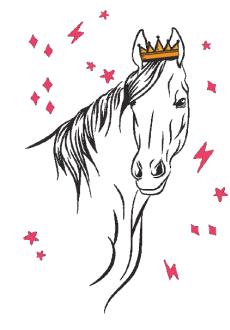 maglietta the horse Is king