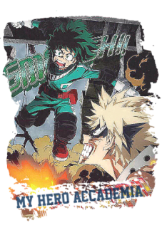 maglietta Deku vs Kacchan