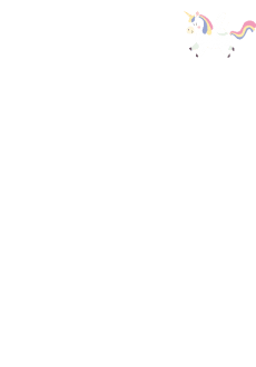 maglietta magic unicorn