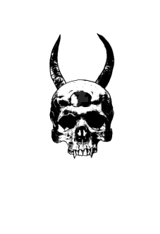 maglietta demon skull