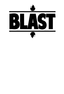 maglietta logo Blast Fire nero