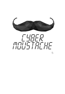 maglietta Cyber Moustache 