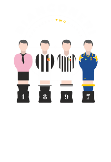 maglietta BIANCONERI