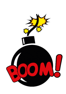 maglietta boom