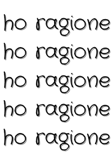 maglietta ho ragione