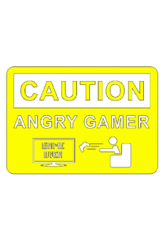 maglietta Angry Gamer