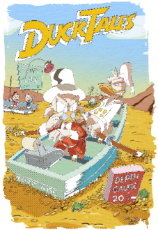 maglietta DuckTales Barks’s Cover remasterd