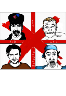 maglietta RHCP Faces