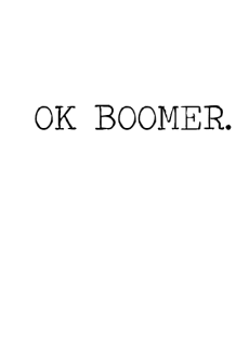 maglietta OK BOOMER.