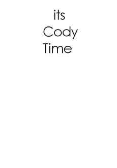 maglietta its cody time