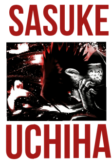 maglietta Sasuke Uchiha t-shirt 