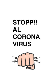 maglietta Stop! Corona virus