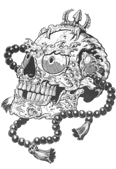 maglietta Tattoo Skull